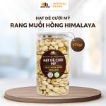 Hạt dẻ cười Mỹ rang muối Hồng Himalaya 475g, Smile Nuts snack hạt cao cấp, giữ nguyên dưỡng chất USDA, không tẩy trắng, giàu chất xơ & vitamin E, ăn vặt lành mạnh & ngon miệng