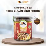 Hạt điều rang cùi 250g Oh Smile Nuts, hạt điều Việt Nam giòn béo tự nhiên, giàu dinh dưỡng, snack ăn kiêng tốt cho tim mạch, nguồn năng lượng sạch cho dân văn phòng, thể thao và ăn vặt lành mạnh mỗi ngày