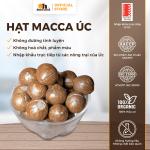 Hạt Macca Úc 215g hũ zip Oh! Smile Nuts,  snack macca Úc nhập khẩu, hương bơ tự nhiên, giữ dưỡng chất & vỏ dễ bóc