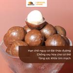 Hạt Macca Úc 215g hũ zip Oh! Smile Nuts,  snack macca Úc nhập khẩu, hương bơ tự nhiên, giữ dưỡng chất & vỏ dễ bóc