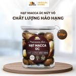 Hạt Macca Úc 215g hũ zip Oh! Smile Nuts,  snack macca Úc nhập khẩu, hương bơ tự nhiên, giữ dưỡng chất & vỏ dễ bóc