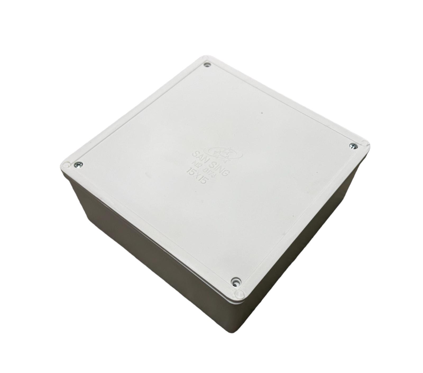 Hộp Đế Nhựa Gắn Adapter Camera 15x15cm ABS Chống Lão Hóa Từ Tiến Phát Linh Kiện, Bảo Vệ Hoàn Hảo Adapter Jack BNC DC Khỏi Mưa Gió Bụi Bẩn Ngoài Trời, Nâng Tầm Thẩm Mỹ Lắp Đặt Camera Giám Sát, Tiết Kiệm Chi Phí Sửa Chữa Dài Hạn Cho Gia Chủ Doanh Nghiệ