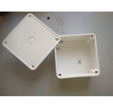 Hộp Nhựa Kỹ Thuật Gắn Adapter Camera 11x11cm Chống Cháy PVC Kín Nắp, Che Đậy Dây Nguồn Jack Hoàn Toàn An Toàn Thời Tiết Khắc Nghiệt, Tăng Tuổi Thọ Thiết Bị Gấp Đôi Giảm Rủi Ro Hỏng Hóc, Hoàn Hảo Cho Hệ Thống Camera IP Analog Wifi Ngoài Trời Mini