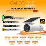 IMOU Cell 3C IPC-K9DCP-3T0WE-V2 Camera ngoài trời WiFi 2K QHD, pin 5000mAh + tấm solar, chế độ Night Vision màu, nhận diện người PIR & AI, giúp giảm báo động giả và bảo vệ thành viên trong gia đình.