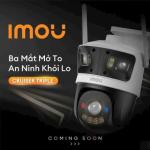 IMOU IPC-S7UP-11M0WED Camera WiFi Ngoài Trời 11MP, Thiết Kế Tripple Lens, Quét Toàn Cảnh 355°/90°, Nhận Diện Ai & Xe, Hồng Ngoại 30m, WiFi 6 + RJ-45, Bảo Vệ Gia Đình – Đáng Tin Cậy & Dễ Lắp