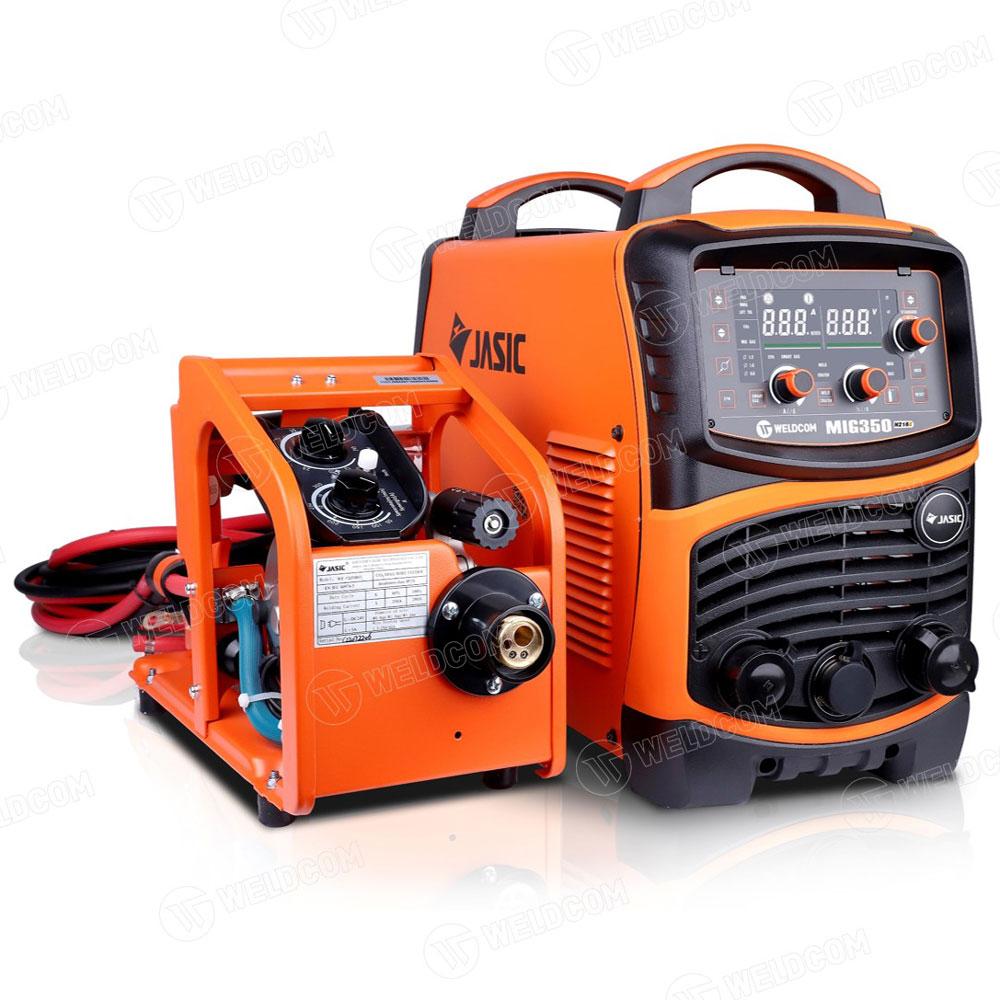 JASIC MIG350 N216 II (JET 20), máy hàn MIG công suất lớn 350A, công nghệ Inverter IGBT, chế độ hàn MIG/MMA, tiết kiệm điện & khí, màn hình LCD – giải pháp tối ưu cho xưởng hàn kết cấu, công trình, sửa chữa nặng