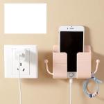 Kệ dán tường để remote, điện thoại có 2 móc treo, keo siêu dính chắc chắn, tiện lợi cố định khu vực sạc, không cần khoan tường, phù hợp điều khiển điều hòa, smartphone, bút, móc khóa, văn phòng phẩm, giữ không gian gọn gàng, trang trí bắt mắt