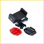 Kẹp điện thoại dán mặt đồng hồ xe máy, đế chờ tháo lắp tiện lợi, băng dính 3M siêu chắc, thân kẹp có ốc điều chỉnh góc nhìn, đệm mút chống trầy, phù hợp smartphone 5.5–8.5cm, tương thích camera GoPro, chống rung, chống rơi ngã.