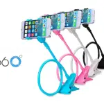 Kẹp điện thoại đuôi khỉ cao cấp, thép không gỉ bền chắc, kẹp chắc vào giường, ghế, bàn, xoay linh hoạt, giúp rảnh tay xem phim, nghe nhạc, chơi game, thiết kế hiện đại an toàn, chống rơi vỡ, tiện lợi cho học tập, làm việc và giải trí