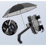 Kẹp điện thoại gắn xe HT-507 kèm dù che nắng mưa, chống thấm nước hiệu quả, chặn tia cực tím, thiết kế ô thủ công dễ thương, tám xương chắc chắn ổn định, bảo vệ điện thoại an toàn khi di chuyển, vừa tiện lợi vừa trang trí, món quà độc đáo cho bạn bè