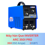 Máy hàn ARC350I-PRO Inverter Tân Thành, công suất mạnh mẽ 19KVA, hàn ổn định, tiết kiệm điện, thiết kế nhỏ gọn, kháng bụi, phù hợp công trình dân dụng và cơ khí, độ bền vượt trội, hỗ trợ hàn liên tục không nóng máy