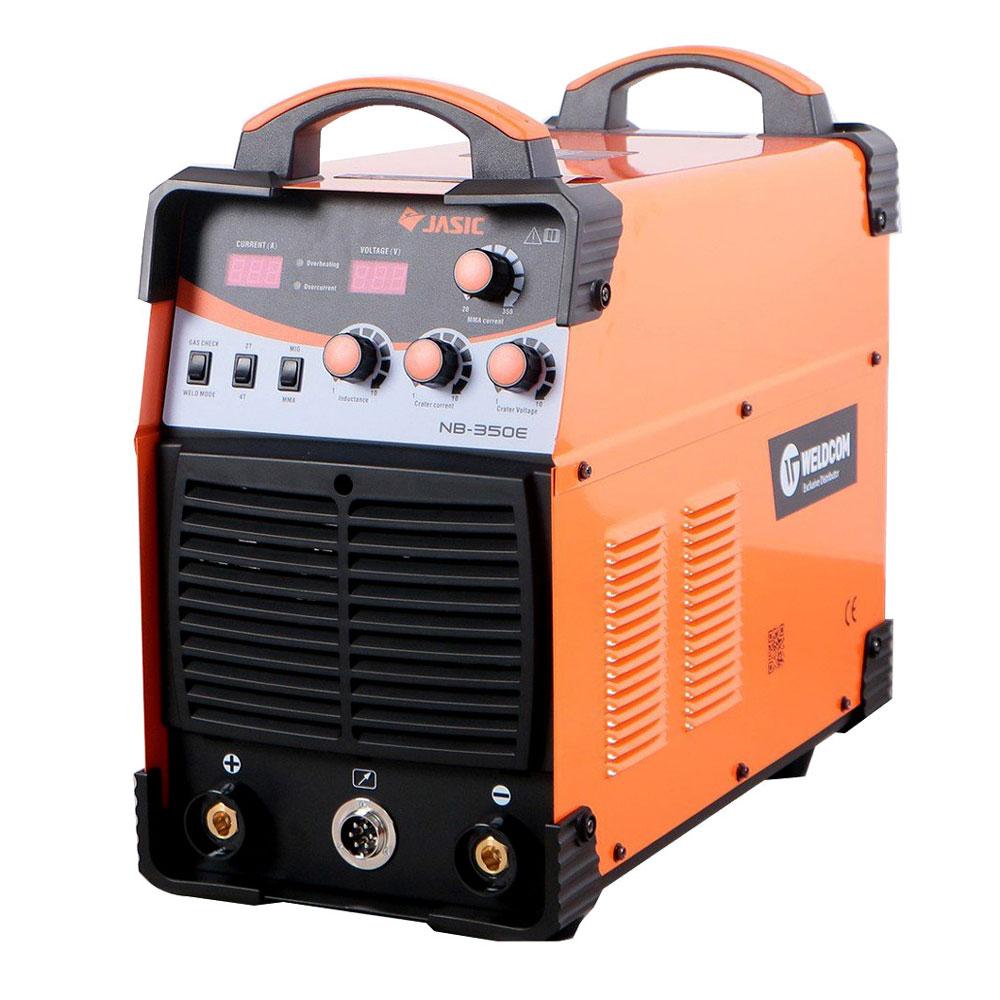 Máy Hàn MIG Jasic NB-350E Inverter 3 Pha 350A, Hàn Que Đa Năng Với Công Nghệ IGBT Siêu Ổn Định, Tiết Kiệm Điện 60% So Với Máy Truyền Thống, Hồ Quang Êm Ái Không Bắn Tóe Tạo Mối Hàn Sâu Sắc Hoàn Hảo, Lý Tưởng Cho Thợ Hàn Công Nghiệp Đóng Tàu