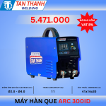 Máy hàn que 300ID Inverter, công nghệ ARC tiên tiến, tiết kiệm điện, hàn ổn định, phù hợp xưởng cơ khí, công trình xây dựng, độ bền cao, chất lượng chính hãng Tân Thành, giải pháp tối ưu cho thợ hàn chuyên nghiệp