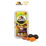 Mix Trái Cây Khô Oh! Smile Nuts 350g gồm chà là khô Deglet Nour Tunisia, mận khô Chile & mơ khô Thổ Nhĩ Kỳ – snack ăn liền nhiều loại, trái cây sấy khô nhập khẩu, nguồn dinh dưỡng tự nhiên cho cả gia đình