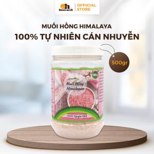 Muối Hồng Himalaya Dạng Nhuyễn Smile Nuts 500g – Tinh khiết, không tạp chất, dùng trong nấu ăn, tắm thư giãn, ngâm chân, giúp giải độc và thanh lọc cơ thể hiệu quả