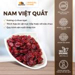 Nam Việt Quất Sấy Lát 250 g Smile Nuts, lựa chọn snack ít đường, giàu chất chống oxy hóa, lý tưởng cho người bận rộn
