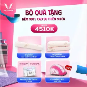 Nệm SuSu Original 100% Cao Su Thiên Nhiên Thắng Lợi, thiết kế thoáng khí, nâng đỡ cột sống, bảo hành chính hãng 15 năm, chất liệu tự nhiên an toàn, giấc ngủ ngon, bền bỉ, phù hợp mọi lứa tuổi.
