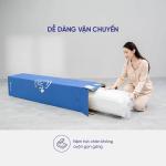 Nệm Foam Amando Casa Gel Memory Foam, bảo vệ cột sống, giảm nhức mỏi, áo nệm 2 mặt mát mẻ mùa hè, ấm áp mùa đông, thiết kế cuộn gọn nhẹ, dễ vận chuyển, mang lại giấc ngủ sâu và thoải mái cho mọi lứa tuổi