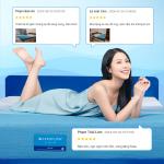 Nệm foam Aeroflow Pride, công nghệ Adaptive Foam như trợ lý giấc ngủ, Mixel Cube thoáng khí, áo nệm SEAQUAL™ YARN chống nước kháng khuẩn, Contour cutting điều chỉnh độ cứng mềm, mang đến giấc ngủ sâu và thoải mái.