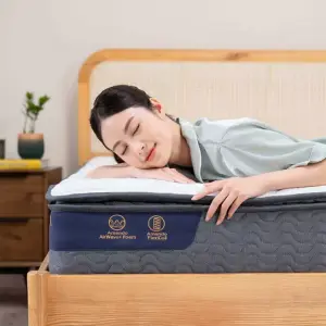 Nệm Amando Elite Original túi độc lập 23cm, tiêu chuẩn khách sạn 5 sao, chất liệu cao cấp, thoáng khí, kháng khuẩn, nâng đỡ cơ thể, mang đến giấc ngủ sang trọng, bền bỉ, phù hợp khí hậu Việt Nam.