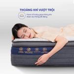 Nệm lò xo Amando Elite Grand, thiết kế sang trọng, lớp memory foam copper, kháng khuẩn, điều hòa nhiệt độ, đàn hồi cao, bảo hành 10 năm, phù hợp mọi mùa, nâng niu cơ thể và cải thiện giấc ngủ.