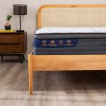 Nệm lò xo Amando Elite Grand, thiết kế sang trọng, lớp memory foam copper, kháng khuẩn, điều hòa nhiệt độ, đàn hồi cao, bảo hành 10 năm, phù hợp mọi mùa, nâng niu cơ thể và cải thiện giấc ngủ.