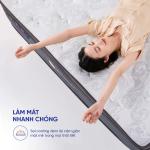 Nệm lò xo Amando Elite Grand, thiết kế sang trọng, lớp memory foam copper, kháng khuẩn, điều hòa nhiệt độ, đàn hồi cao, bảo hành 10 năm, phù hợp mọi mùa, nâng niu cơ thể và cải thiện giấc ngủ.