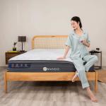 Nệm lò xo Amando Elite Grand, thiết kế sang trọng, lớp memory foam copper, kháng khuẩn, điều hòa nhiệt độ, đàn hồi cao, bảo hành 10 năm, phù hợp mọi mùa, nâng niu cơ thể và cải thiện giấc ngủ.