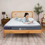 Nệm Amando Elite Plus 25cm, hệ thống lò xo túi độc lập, nâng đỡ 3 vùng lưng hông cột sống, memory foam êm ái, PU foam thoáng khí, vải cooling kháng khuẩn, giấc ngủ cân bằng, thoải mái cho mọi gia đình Việt.