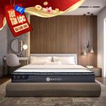 Nệm Amando Elite Plus 25cm, hệ thống lò xo túi độc lập, nâng đỡ 3 vùng lưng hông cột sống, memory foam êm ái, PU foam thoáng khí, vải cooling kháng khuẩn, giấc ngủ cân bằng, thoải mái cho mọi gia đình Việt.