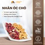 Nhân óc chó vàng Chile hũ 165g Oh! Smile Nuts, nguồn Omega-3 & protein cao, snack hạt nhập khẩu ngon tự nhiên, giữ độ giòn, bổ sung dưỡng chất, lựa chọn snack lành mạnh mỗi ngày