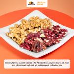 Nhân óc chó vàng Chile hũ 165g Oh! Smile Nuts, nguồn Omega-3 & protein cao, snack hạt nhập khẩu ngon tự nhiên, giữ độ giòn, bổ sung dưỡng chất, lựa chọn snack lành mạnh mỗi ngày