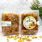 Nho Khô Vàng Chile 500g, Hộp Nhựa Cao Cấp Smile Nuts, Snack Lành Mạnh Không Đường, Không Hạt, 100% Tự Nhiên, Giàu Chất Xơ Và Chống Oxy Hóa, Bổ Sung Năng Lượng Tự Nhiên Cho Gia Đình Và Người Ăn Kiêng.