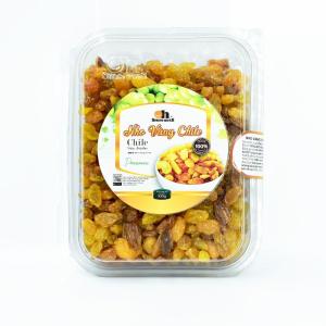 Nho Khô Vàng Chile 500g, Hộp Nhựa Cao Cấp Smile Nuts, Snack Lành Mạnh Không Đường, Không Hạt, 100% Tự Nhiên, Giàu Chất Xơ Và Chống Oxy Hóa, Bổ Sung Năng Lượng Tự Nhiên Cho Gia Đình Và Người Ăn Kiêng.