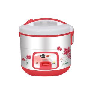 Nồi Cơm Điện Nắp Gài 3.0L BR-30 BigSun Giá Rẻ, Công Suất 700W Nấu Nhanh 25 Phút Cơm Dẻo Thơm Cho 5-8 Người, Mâm Nhiệt Lớn Tản Đều Nhiệt Độ Giữ Dinh Dưỡng Trọn Vẹn Không Nhão Nát, Ruột Nhôm Hợp Kim Chống Dính Dễ Vệ Sinh Siêu Tiện Lợi