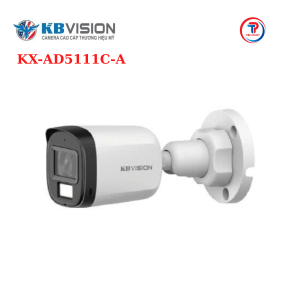 Siêu Phẩm Camera An Ninh Thân KBVISION KX-AD5111C-A 5.0MP Full Color Ánh Sáng Kép, Độ Phân Giải 5MP CMOS Chân Thực, Ống Kính 3.6mm 92° Góc Rộng Lớn, Tầm 30m Hồng Ngoại + 20m LED Trắng Thông Minh, Tích Hợp Mic Phát Hiện Âm Thanh Nguy Hiểm
