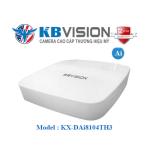 Siêu Phẩm Đầu Ghi DVR KBVISION KX-DAI8104TH3 4 Kênh H.265+ Tiết Kiệm Năng Lượng ≤8W, Hỗ Trợ 5MP Ghi Hình Đa Tốc Độ, Tích Hợp Perimeter Protection 1 Kênh Thông Minh, Kết Nối VGA/HDMI Đa Màn Hình USB, 1 Ổ Cứng SATA 6TB Lưu Dài Hạn