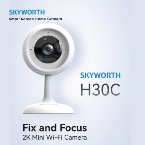 Skyworth H30C Smart Home WiFi Camera 3MP, Kết Nối 2.4GHz, Micro SD tới 512 GB, Âm Thanh Hai Chiều, Night-Vision IR 10m – Cho Bạn Yên Tâm Mọi Lúc Mọi Nơi