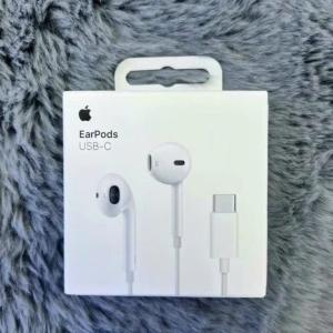 Tai Nghe Apple iPhone 15 Type-C EarPods Chính Hãng, Âm Thanh HiFi Chất Lượng Cao, Thiết Kế Công Thái Học Sang Trọng, Màu Trắng Tinh Khôi, Dây 1.2m Bền Bỉ, Micro Tích Hợp, Nút Điều Khiển Volume, Nghe Gọi, Giải Pháp Nghe Nhạc Và Đàm Thoại Hoàn Hảo