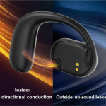 Tai Nghe Bluetooth Dẫn Truyền Xương Air9 V5.3, Âm thanh sống động, Pin 100mAh, Thời gian chơi 16 giờ, Chờ 120 giờ, Sạc nhanh 1 giờ, Khoảng cách kết nối 10m, Chất liệu ABS bền, Màu trắng đen cam, Lựa chọn hoàn hảo cho thể thao và giải trí