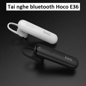 Tai Nghe Bluetooth Hoco E36, Công nghệ Bluetooth 4.2, Khoảng cách kết nối 10m, Pin dung lượng 70mAh, Thời gian chờ 170 giờ, Âm thanh sống động, Thiết kế tiện lợi, Chất liệu nhựa cao cấp, Hoàn hảo cho công việc và giải trí