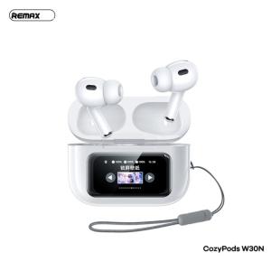 Tai nghe Bluetooth Remax Cozypods W30N LCD, công nghệ JL7003D8, chất liệu ABS + PC, Bluetooth 5.4, phạm vi truyền 10m, âm thanh trung thực, sản phẩm viral, lựa chọn tuyệt vời cho người yêu nhạc và công nghệ