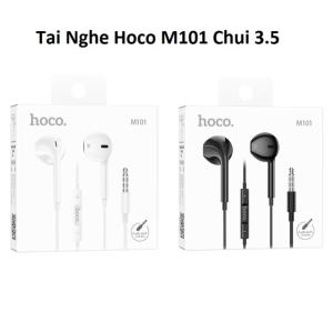 Tai Nghe Hoco M101 Cổng 3.5mm Chính Hãng, Âm Thanh HiFi Chất Lượng Cao, Loa 10mm, Dây 1.2m Chống Rối, Trọng Lượng Nhẹ 29g, Chất Liệu ABS+TPE Bền Bỉ, Micro Tích Hợp, Điều Khiển Trên Dây, Giải Pháp Nghe Nhạc Và Đàm Thoại Hoàn Hảo Cho Smartphone, Laptop