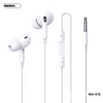 Tai Nghe Remax RM-575 Cổng 3.5mm, Type-C, Lightning, Âm Thanh HiFi Chất Lượng Cao, Dải Giọng Hát Rộng, Thiết Kế Công Thái Học, Dây TPE Bền Bỉ, Phù Hợp Nghe Nhạc, Xem Phim, Học Online, Gọi Điện, Giải Pháp Hoàn Hảo Cho Người Dùng Smartphone Và Laptop