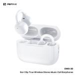 Tai nghe True Wireless Remax OWS-20, thiết kế open-ear, pin 35mAh tai nghe, dock sạc 300mAh, công suất loa 3mW, âm thanh sống động, sản phẩm chính hãng, lựa chọn hoàn hảo cho thể thao và di chuyển