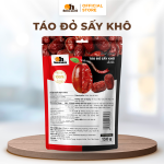 Táo Đỏ Khô Tân Cương Túi 500g Oh! Smile Nuts, sử dụng nguyên liệu táo đỏ lâu năm, thổ nhưỡng đặc biệt vùng Tân Cương giúp quả ngọt hơn, hộp gọn 130g dễ bảo quản, lý tưởng dùng mỗi ngày hoặc mang đi du lịch