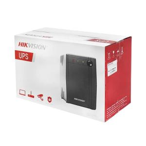 UPS Hikvision DS-UPS600 600VA 360W Offline Uninterruptible Power Supply Với Built-in AVR Tự Động, Lưu Điện Dự Phòng Cho Router WiFi Và Camera An Ninh 24/7, Chống Sụt Áp 140-290Vac Super Fast Charging, Acquy 12V/7Ah Sạc Nhanh 4-6 Giờ