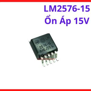 IC nguồn xung cắm LM2576-15V chân cắm TO220, linh kiện bán dẫn dải nguồn đơn tần số băm xung hiệu suất chuyển đổi cao, linh kiện chuyên dụng sửa chữa mạch máy hàn điện tử, linh kiện tích hợp chân cắm lưng kim loại ổn định cao, linh kiện máy hàn.