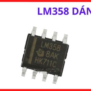Chip dao động op-amp đôi LM358 dán SOP-8 loại tốt, linh kiện bán dẫn silicon quản lý năng lượng điều khiển dòng đóng cắt mosfet lực bảo vệ, linh kiện máy hàn mạch công nghiệp tháo lắp khò hàn dễ dàng, linh kiện máy hàn.