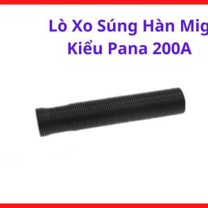 Lò xo súng hàn MIG Pana 200A, phụ kiện súng hàn mig bảo vệ dây dẫn, lò xo chống gập dây súng hàn, linh kiện hàn mig 200A thay thế nhanh, phù hợp súng hàn mig pana, độ bền ổn định cho xưởng cơ khí
